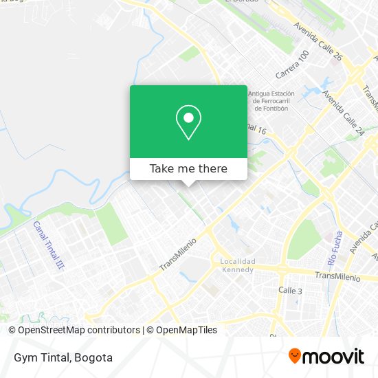 Gym Tintal map