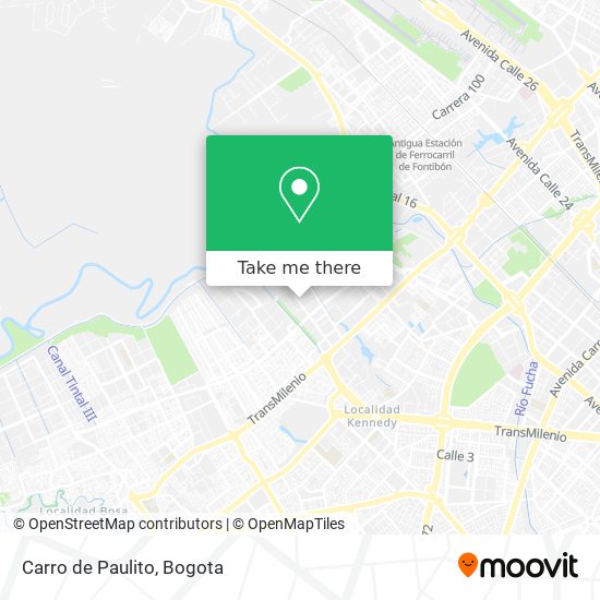 Carro de Paulito map