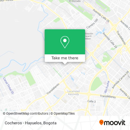 Mapa de Cocheros - Hayuelos