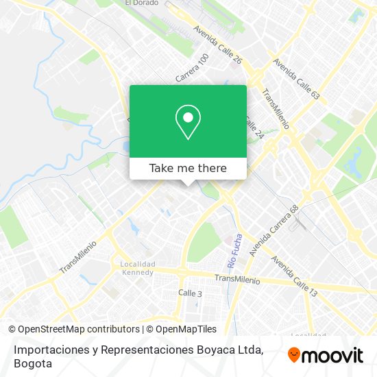 Importaciones y Representaciones Boyaca Ltda map