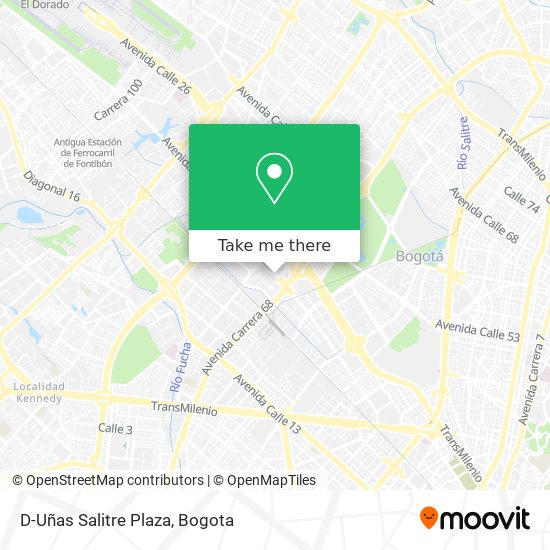 Mapa de D-Uñas Salitre Plaza