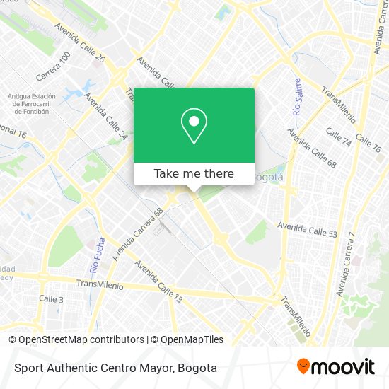 Sport Authentic Centro Mayor map