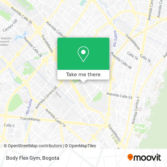 Body Flex Gym map