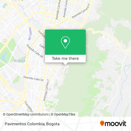 Mapa de Pavimentos Colombia