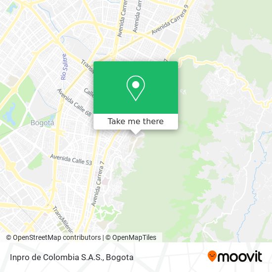 Inpro de Colombia S.A.S. map