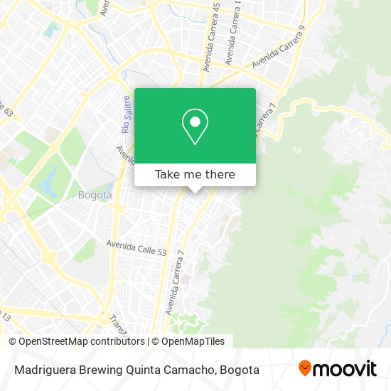 Mapa de Madriguera Brewing Quinta Camacho