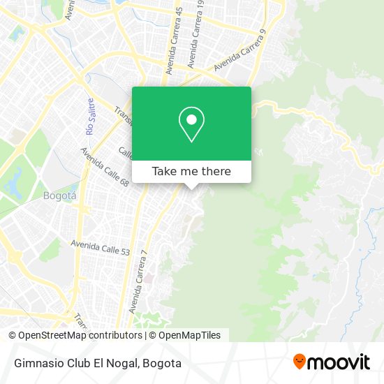 Gimnasio Club El Nogal map