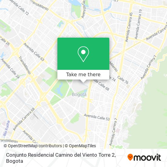 Conjunto Residencial Camino del Viento Torre 2 map