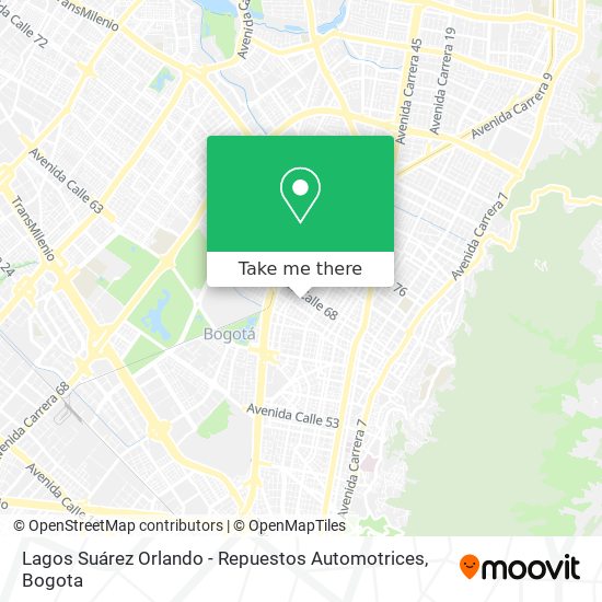 Lagos Suárez Orlando - Repuestos Automotrices map