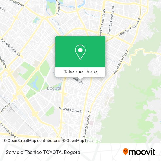 Mapa de Servicio Técnico TOYOTA