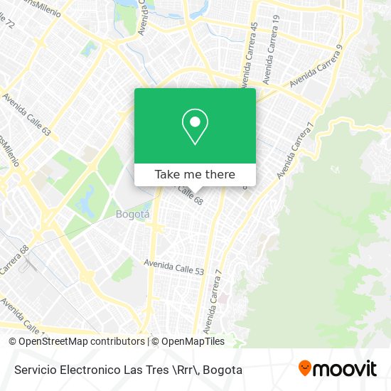 Servicio Electronico Las Tres \Rrr\ map