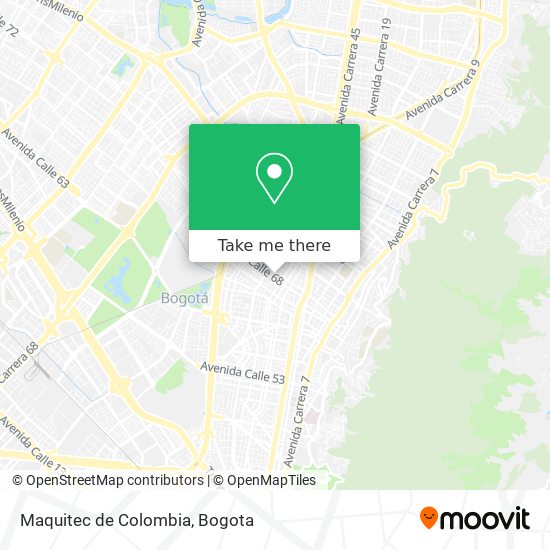 Maquitec de Colombia map
