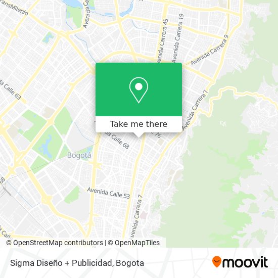 Sigma Diseño + Publicidad map