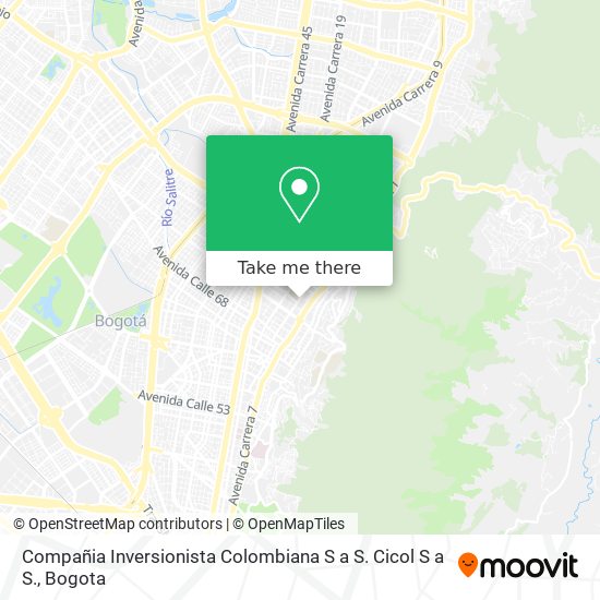 Compañia Inversionista Colombiana S a S. Cicol S a S. map