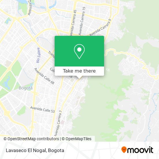 Lavaseco El Nogal map