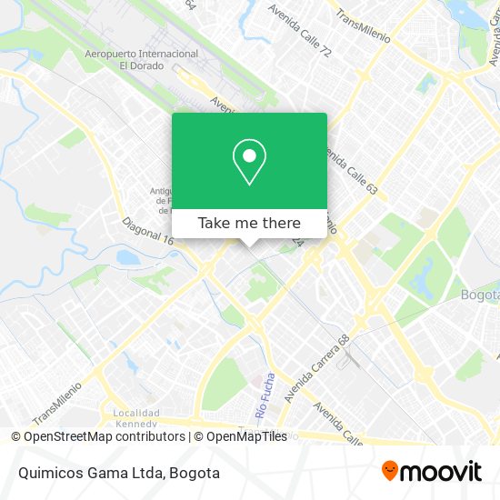 Quimicos Gama Ltda map