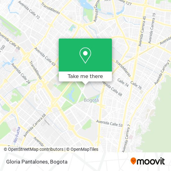 Gloria Pantalones map