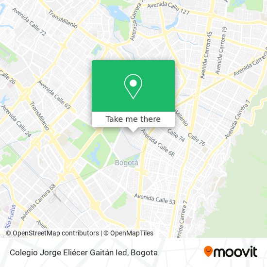 Colegio Jorge Eliécer Gaitán Ied map