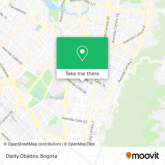 Dipity Objetos map