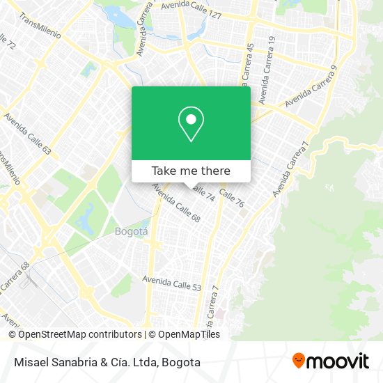 Misael Sanabria & Cía. Ltda map