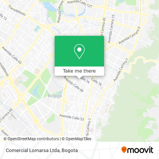 Comercial Lomarsa Ltda map