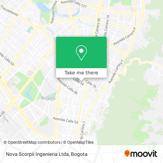 Nova Scorpii Ingenieria Ltda map