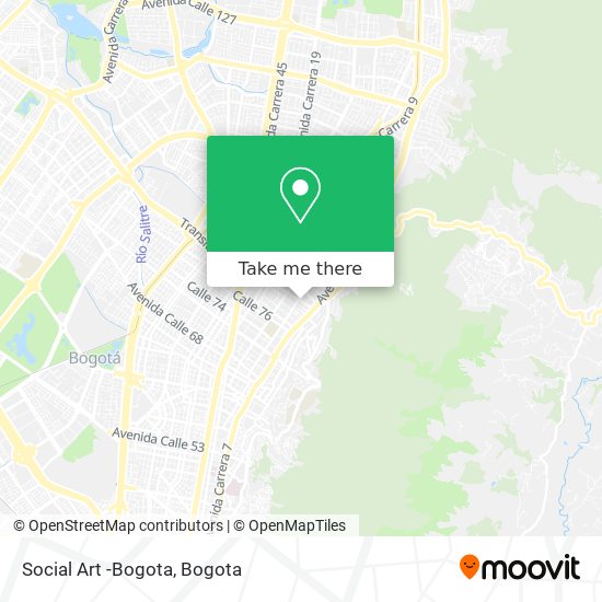 Social Art -Bogota map