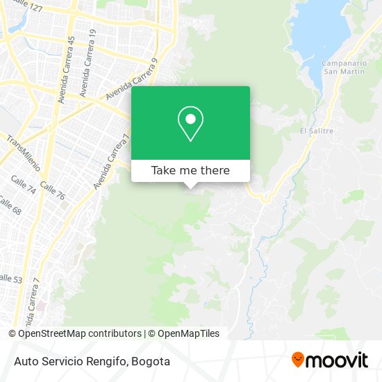 Auto Servicio Rengifo map