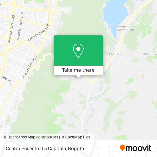 Centro Ecuestre La Capriola map
