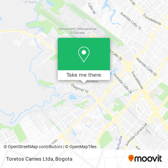 Toretos Carnes Ltda map