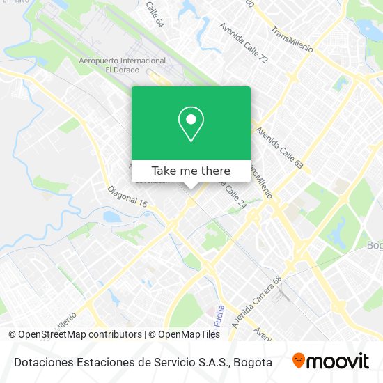 Dotaciones Estaciones de Servicio S.A.S. map