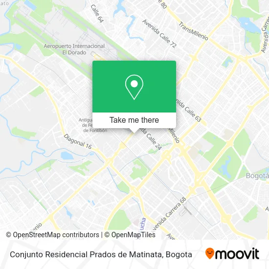 Conjunto Residencial Prados de Matinata map