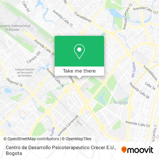 Centro de Desarrollo Psicoterapeutico Crecer E.U. map