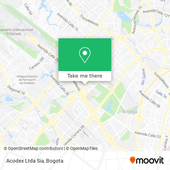 Acodex Ltda Sia map