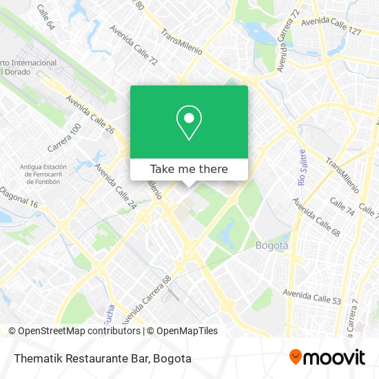 Thematik Restaurante Bar map