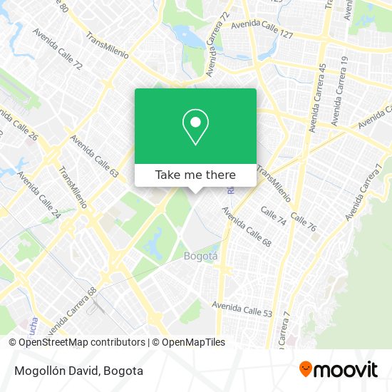 Mapa de Mogollón David