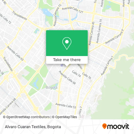 Alvaro Cuaran Textiles map