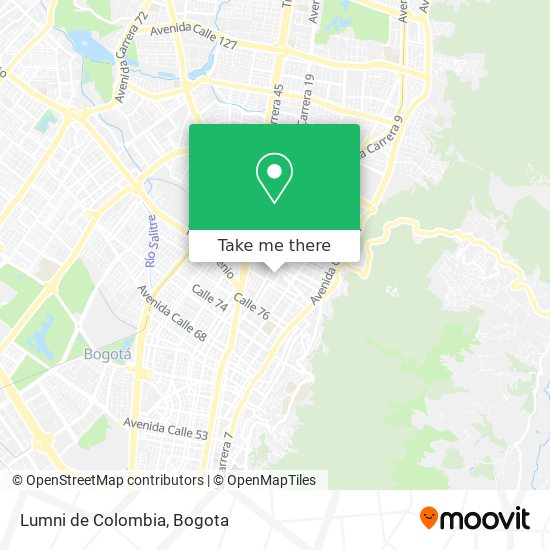 Mapa de Lumni de Colombia