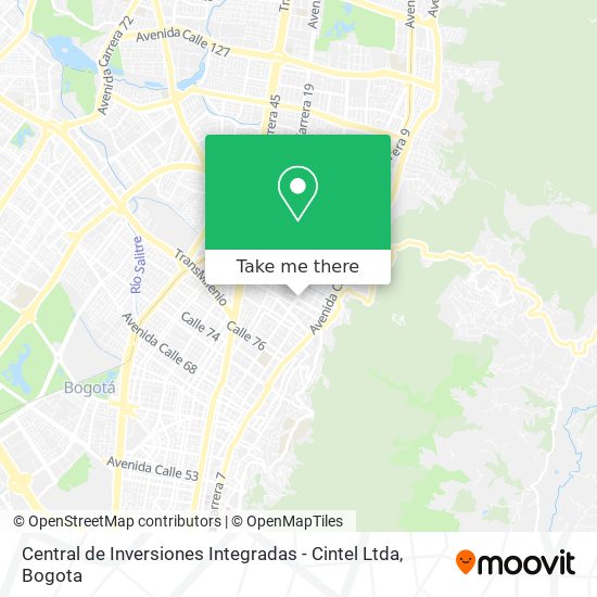 Central de Inversiones Integradas - Cintel Ltda map