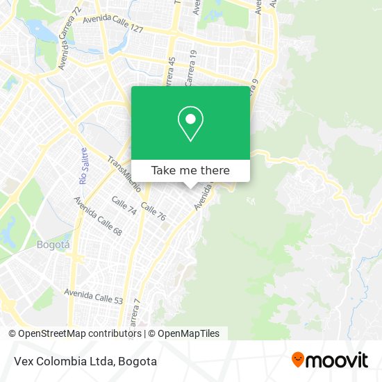 Vex Colombia Ltda map
