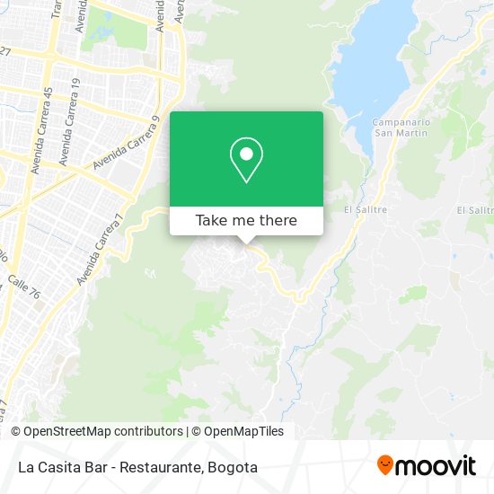 La Casita Bar - Restaurante map