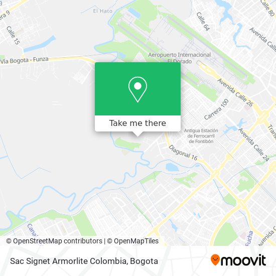 Sac Signet Armorlite Colombia map