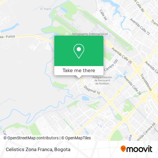 Celistics Zona Franca map