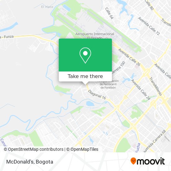 McDonald's map