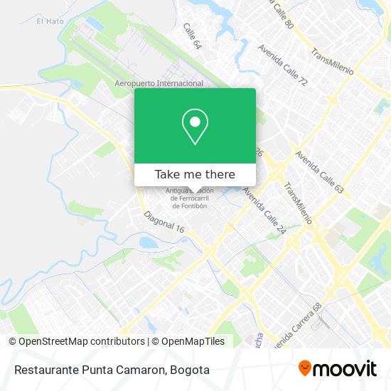 Restaurante Punta Camaron map