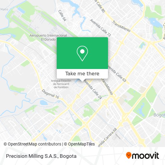 Precision Milling S.A.S. map