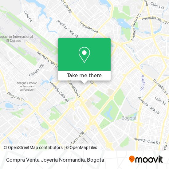 Compra Venta Joyería Normandía map