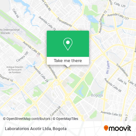 Laboratorios Acotir Ltda map