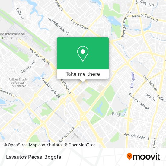 Lavautos Pecas map