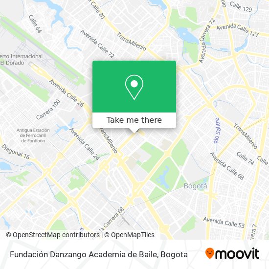 Fundación Danzango Academia de Baile map